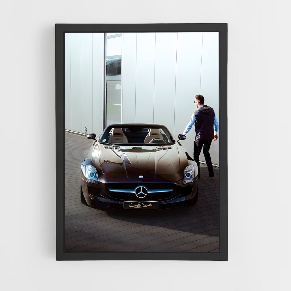 Poster Le Maître de la Route – affiche Mercedes (vue 2)